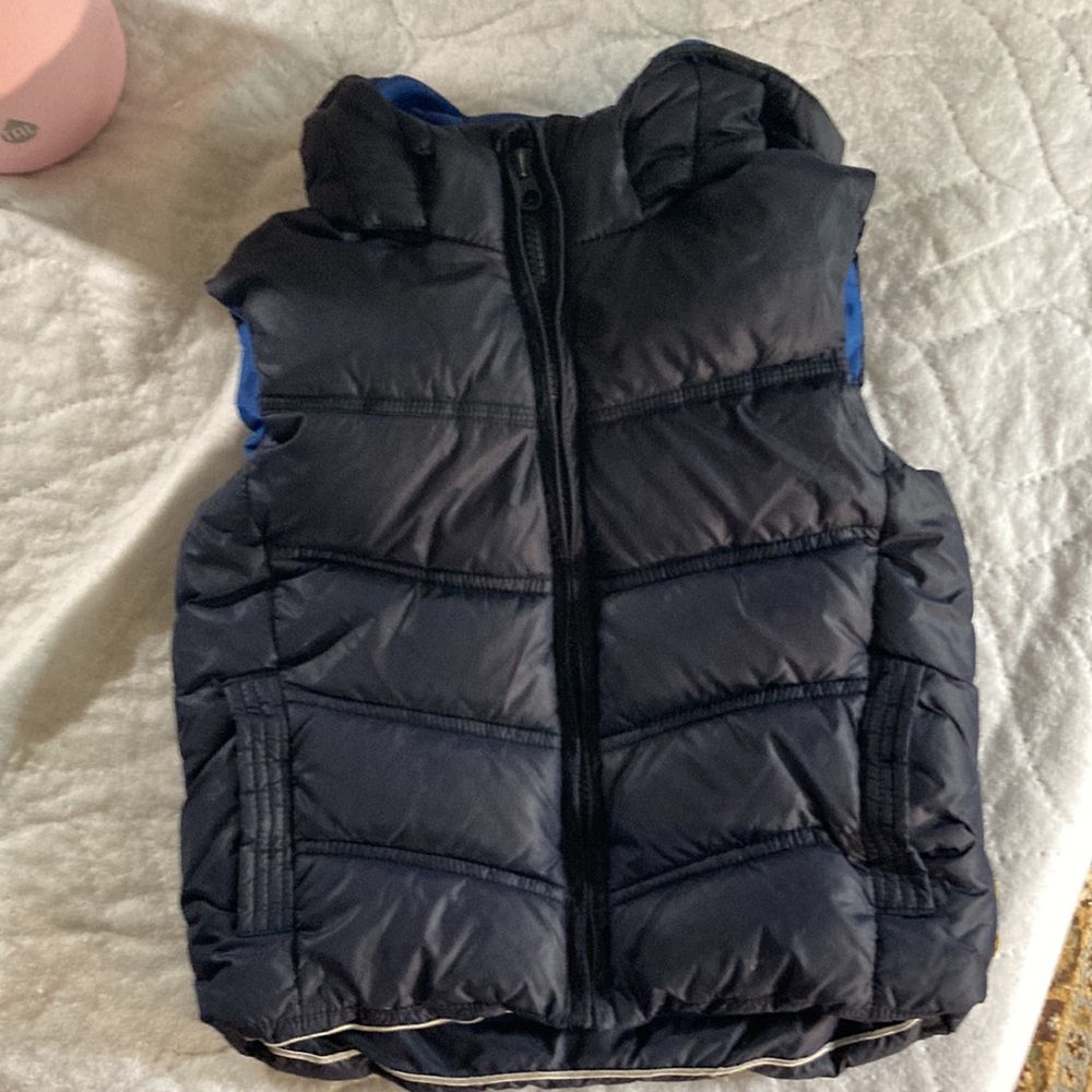 Zara Kids Puffy Vest Detachable Hood